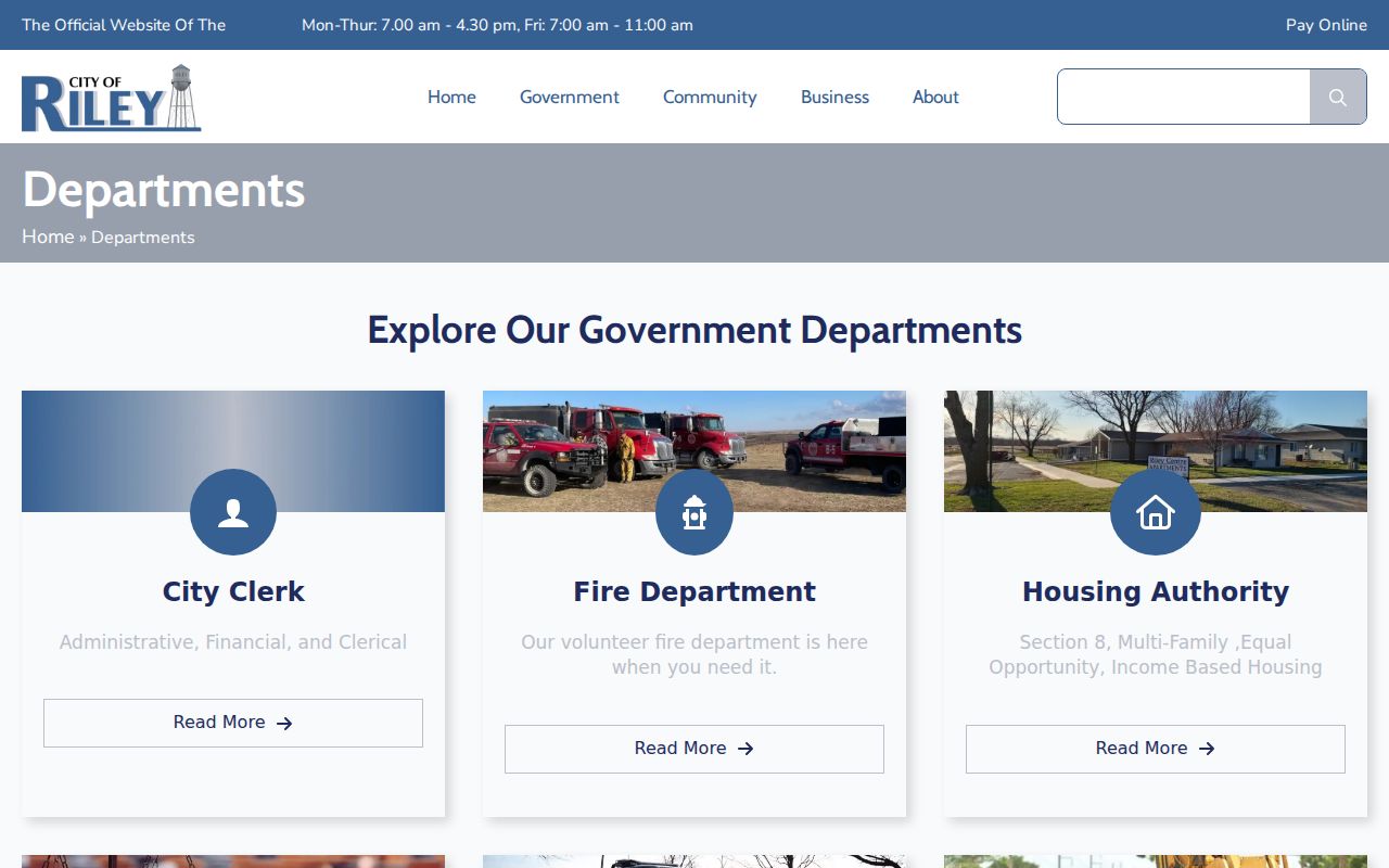 Riley court records municipal court role and contact